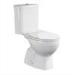 Round Shape Two piece 180mm P-trap Bathroom Toilet Standing on floor
