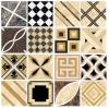 Magic tiles marble stone water jet pattern flooring interior decoration wall tiles