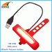 COB Bike lights high power COB bicycle lamp outdoor warning night light silicon waterrproof lamp CE RoHS approved