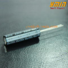250V 68uF Capacitor Low Resistance Radial Aluminum Electrolytic Capacitor for Lighting and General Purpose