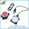 SMD Bicycle tail light rear bike lamp USB Power bank Polymer lithium rechargeable wrist LED lamp watch lamp