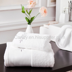 100% cotton white hand towels for hotel