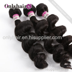 Onlyladyhair Top Quality Virgin Human Hair Extensions loose wave