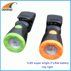 LED Clip lamp work light mini emergency lamp cap light repairing lantern 3LR44 battery CE RoHS approval outdoor lamp