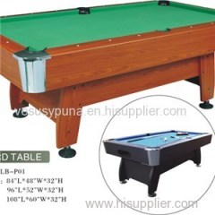 Popular MDF Billiard Table