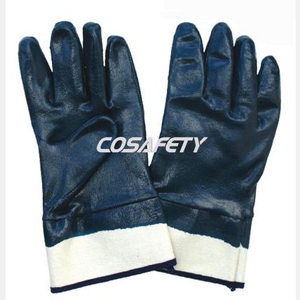 Nitrile fully coated gloves