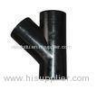 Lateral Butt Weld Tee Pipe Fitting 12mm Thickness With 45 Degree Branch Pipe