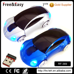 2016 Hot saling factory whole 2.4G RF mini car gift porsche Wireless optical laptop cordless car shape mouse