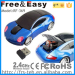 RF wireless gift Porsche car mouse mini