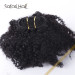 Safarihair 10"-30" Top quality 8A grade Virgin Human Hair Africa Kinky Curly Hair Weaving Natural Black 100g