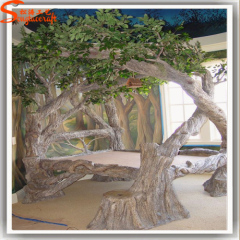 Tree stump decoratives tree bed artificial home decor tree for bed