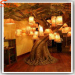 Decoratives tree on wall artificial home decor tree trunk for wall