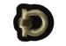 Non Toxic Bullion Wire Badges Party Gifts Embroidered Letter Patches