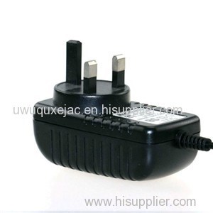 High Quality 24V 1A 24W Wall Mount AC DC Adapter With UK Plug On Sale