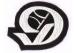 Letter G Embroidered Cloth Badges Pockets Embroidered Shoulder Patches