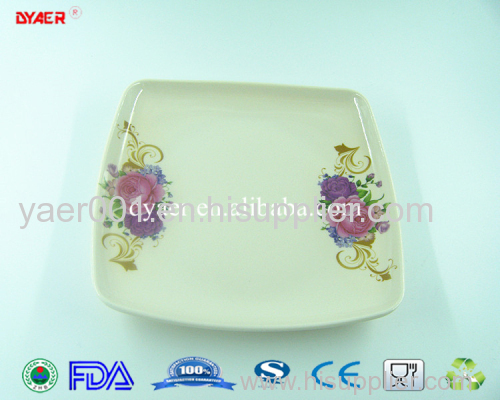 8.9.10 11 inches square melamine plate A1 A5 all available factory supply