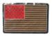 Flag Pattern Embroidered Shoulder Patches Iron On Military Bullion Badges
