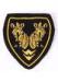 Round Shape Military Bullion Badges 3D Embossed Heat - Sealed Iron - On