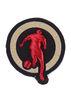 Sports Embroidered Sew On Badges Red / Yellow School Blazer Badges