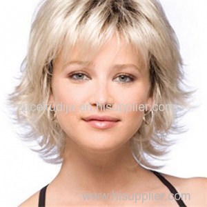 Soft Blonde Straight Synthetic Wigs