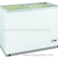 Flat Glass Door Chest Freezer