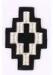 Silver Machine Embroidered Badges / Cross Pattern Sew On Patches For Clothes