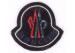 Red And Blue Bullion Wire Blazer Badges Crest Sew On Patches For Jackets