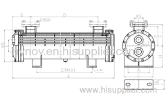 Bare-tube type heat exchanger