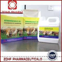 1L 500ml 250ml 2.5% Albendazole Suspension For Cattle Horse Camel