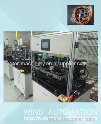 E-bike wheel motor winding Brushless hub motor stator winder muti coils winding machine