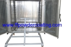 Industrial electrostatic powder coating oven