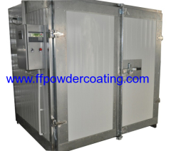 Industrial electrostatic powder coating oven