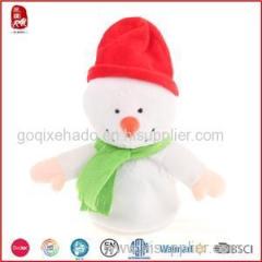 Red And White Undressed Snowman