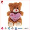 Plush Teddy Bear With Embroidered Heart