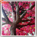 Dark pink color of artificial cherry blossom trees wedding trees for decoration
