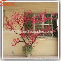 Dark pink color of artificial cherry blossom trees wedding trees for decoration