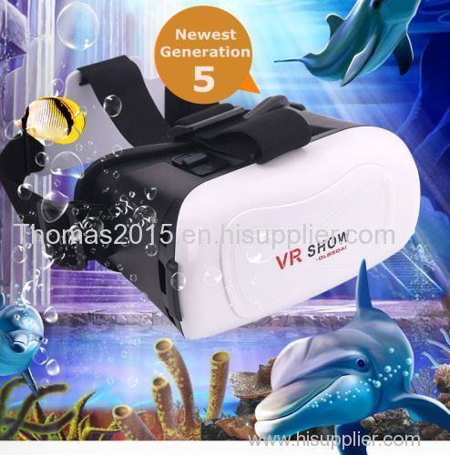 2016 Vr 3D Glasses Vertual Reality Google Cardboard Vr Box 3D Imax Cinema for Smart Phone