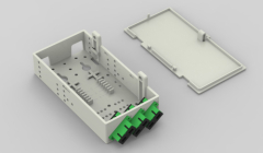 Optical Indoor wallbox details as per description below