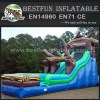 Rocking rapids giant inflatable water slide and slip