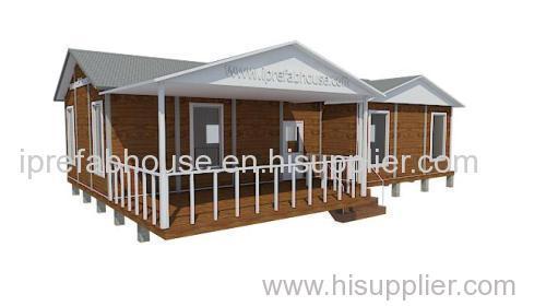 midsize single floor prefabricated sandwich panel villas