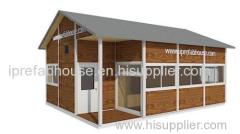 small one floor prefab sandwich panel cabins