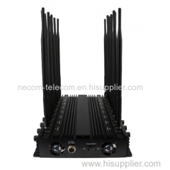 16 Bands Cellphone Jammer Ied Jammer GPS GSM Jammer 16 Bands GPS L1 L2 L5 Lojack WiFi GSM CDMA UHF VHF Remote Control