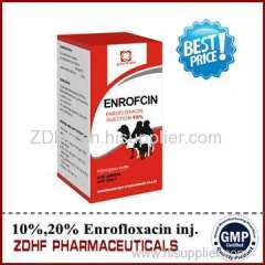 Poultry worms treatment 50ml 100ml 10% 20% injection enrofloxacin