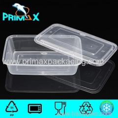1500ml Microwaveable plastic takeaway food containers