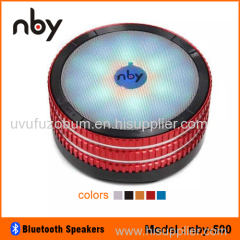 NBY-500 Portable LED Round Bluetooh Speakers