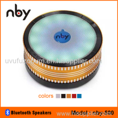 NBY-500 Portable LED Round Bluetooh Speakers