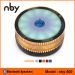 NBY-500 Portable LED Round Bluetooh Speakers