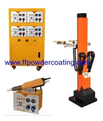 Multi cyclone powder coating line