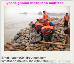 anping yaohe pvc coated gabion retaining basket