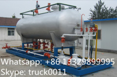 12cbm mobile skid lpg gas filling plant for sale skid mounted lpg gas filling station with factory price